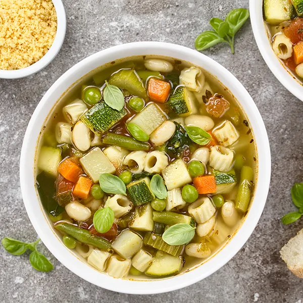 Ditalini Pasta With Vegetables Soup